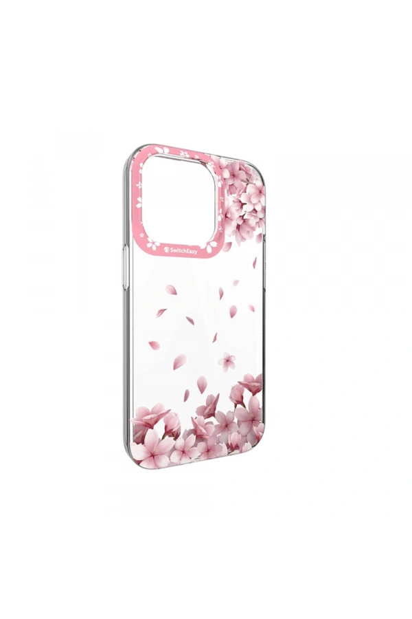 Apple iPhone 14 Pro Max Kılıf Çift IMD Baskılı Lisanslı Switcheasy Artist Sakura Kapak