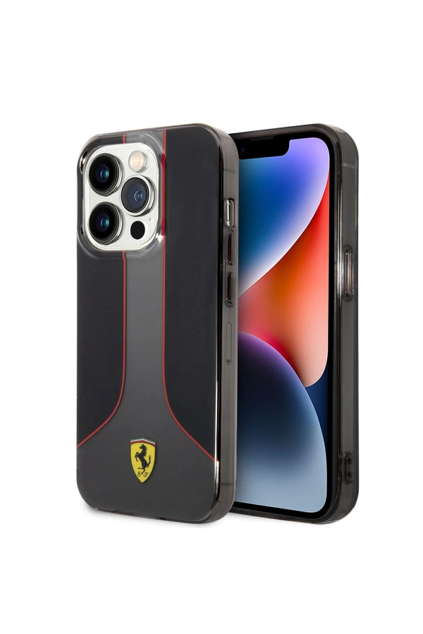 Apple iPhone 14 Pro Max Kılıf Ferrari Gradient Baskılı Dizayn Kapak