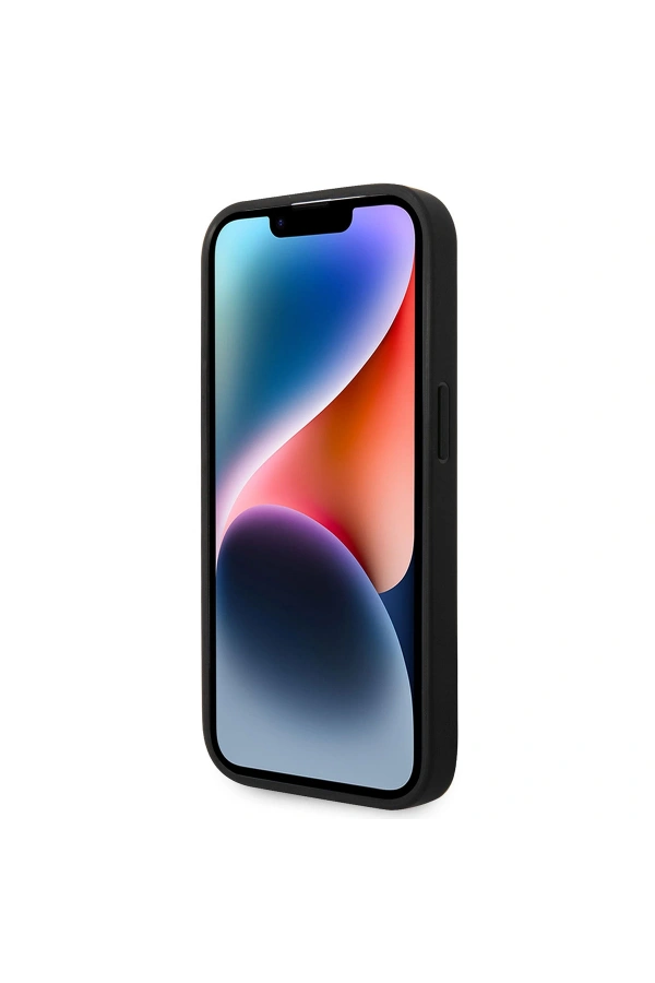 Apple iPhone 14 Pro Max Kılıf Ferrari M-safe Şarj Özellikli Deri Delikli Dikişli Dizayn Kapak