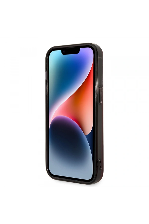 Apple iPhone 14 Pro Max Kılıf Ferrari M-safe Şarj Özellikli Yarı Transparan Dizayn Kapak