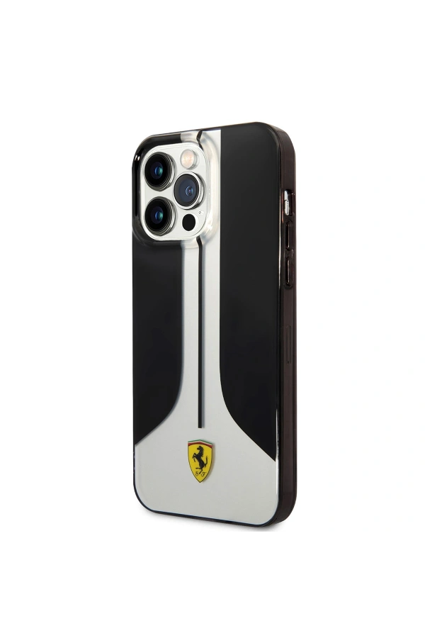 Apple iPhone 14 Pro Max Kılıf Ferrari Orjinal Lisanslı 296 Çizgili Dizayn Kapak