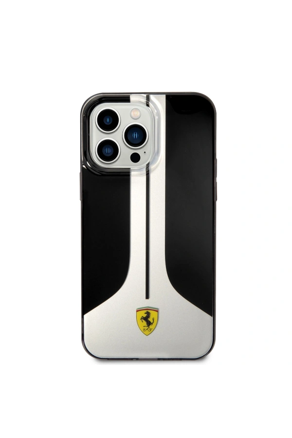 Apple iPhone 14 Pro Max Kılıf Ferrari Orjinal Lisanslı 296 Çizgili Dizayn Kapak