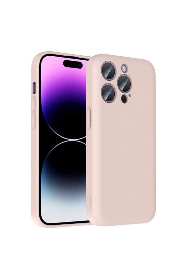 Apple iPhone 14 Pro Max Kılıf Kamera Korumalı Kartlık Hazneli Zore Vitra Kapak
