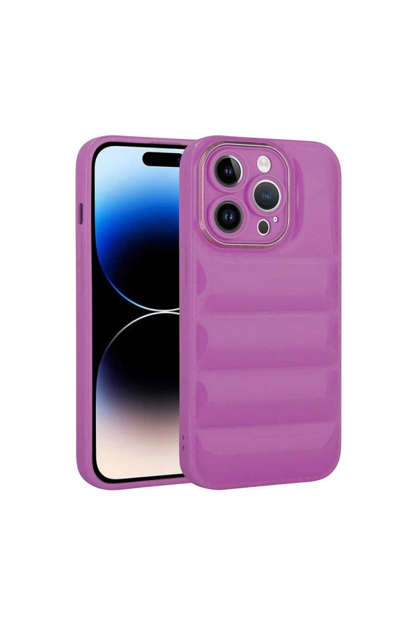 Apple iPhone 14 Pro Max Kılıf Kamera Korumalı Parlak Airbagli Zore Galya Kapak