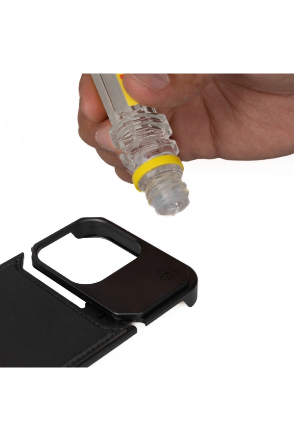 Apple iPhone 14 Pro Max Kılıf M-safe Şarj Özellikli Mekanizmalı Koku Hazneli Zore Mostar Kapak