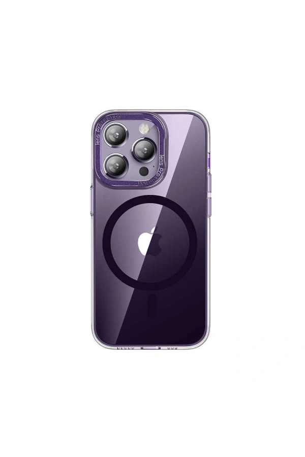 Apple iPhone 14 Pro Max Kılıf M-safe Şarj Özellikli Sert PC Zore Fuya Kapak