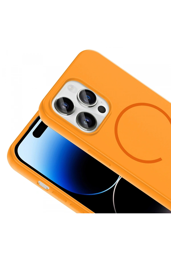 Apple iPhone 14 Pro Max Kılıf M-safe Şarj Özellikli Zore Meta Kapak