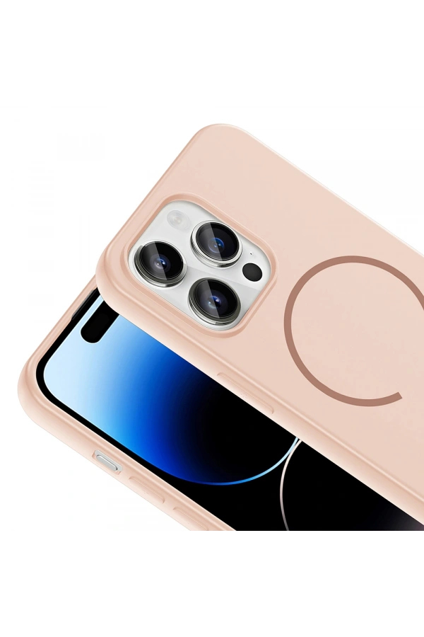 Apple iPhone 14 Pro Max Kılıf M-safe Şarj Özellikli Zore Meta Kapak