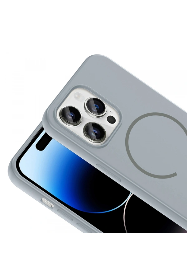 Apple iPhone 14 Pro Max Kılıf M-safe Şarj Özellikli Zore Meta Kapak