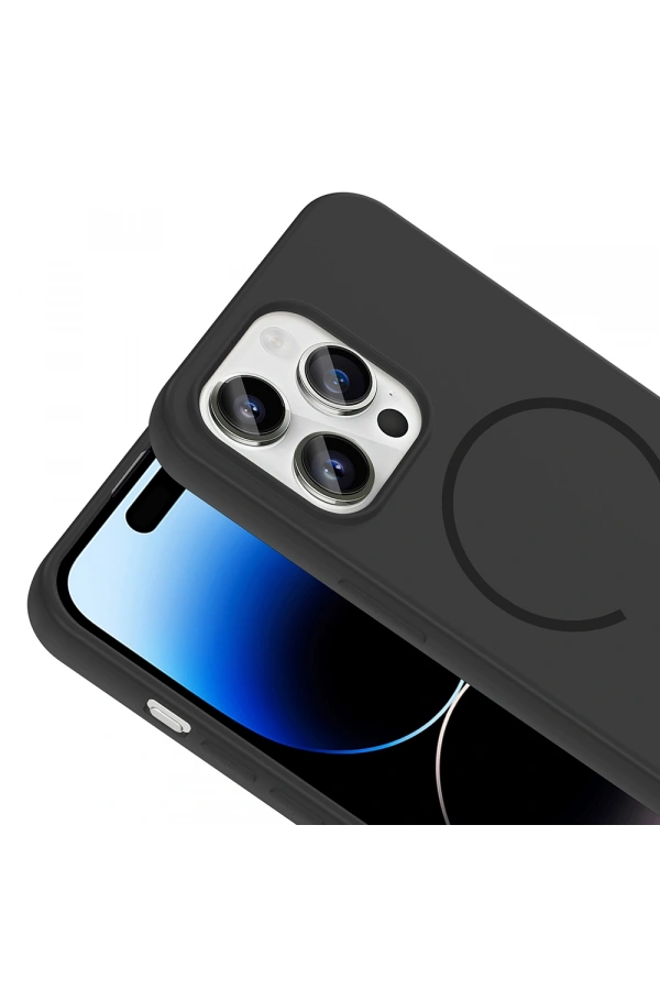 Apple iPhone 14 Pro Max Kılıf M-safe Şarj Özellikli Zore Meta Kapak