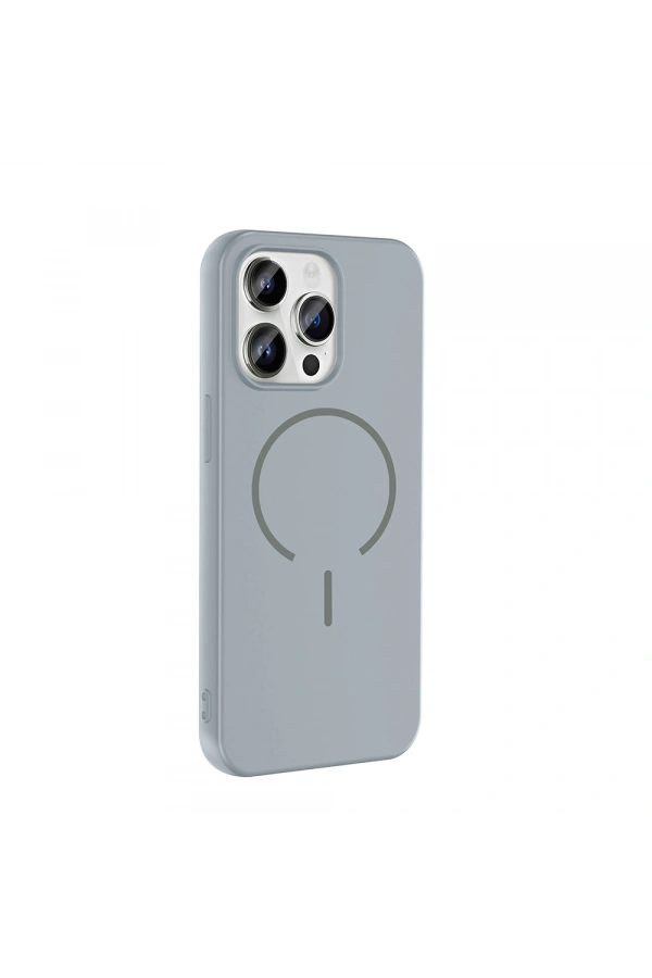 Apple iPhone 14 Pro Max Kılıf M-safe Şarj Özellikli Zore Meta Kapak