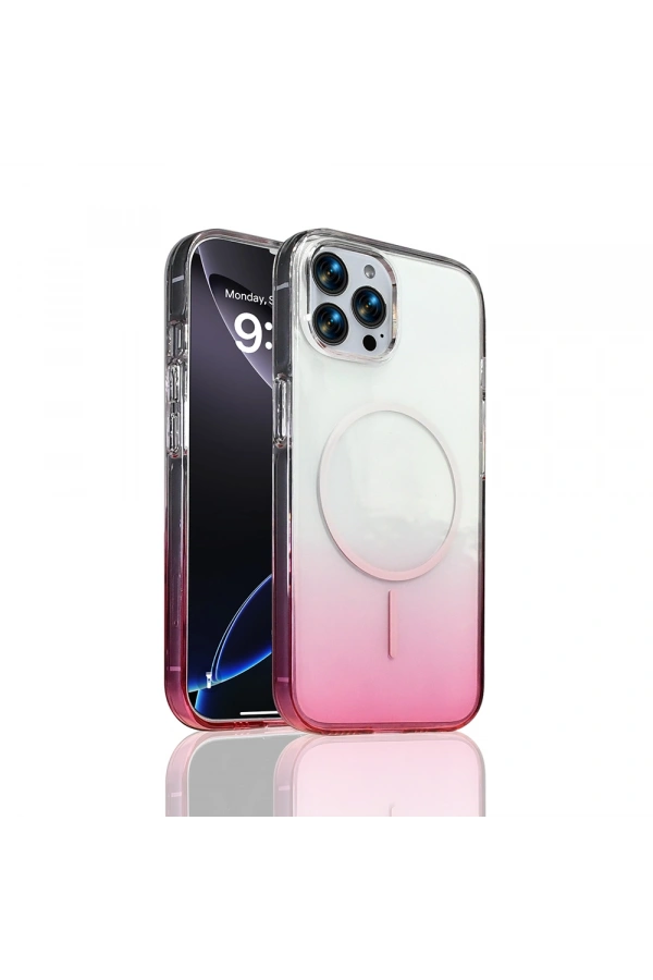 Apple iPhone 14 Pro Max Kılıf M-Safe Şarj Özellikli Zore Septik Silikon Kapak