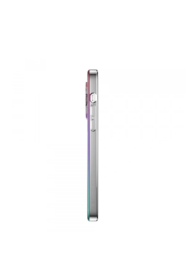 Apple iPhone 14 Pro Max Kılıf Renk Geçişli Kenarları Şeffaf Tasarımlı Lisanslı Switcheasy Crush Plus Kapak