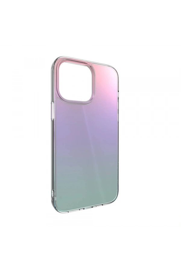 Apple iPhone 14 Pro Max Kılıf Renk Geçişli Kenarları Şeffaf Tasarımlı Lisanslı Switcheasy Crush Plus Kapak