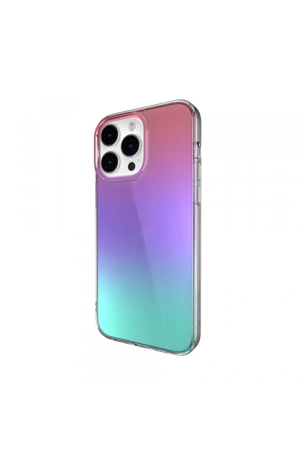 Apple iPhone 14 Pro Max Kılıf Renk Geçişli Kenarları Şeffaf Tasarımlı Lisanslı Switcheasy Crush Plus Kapak