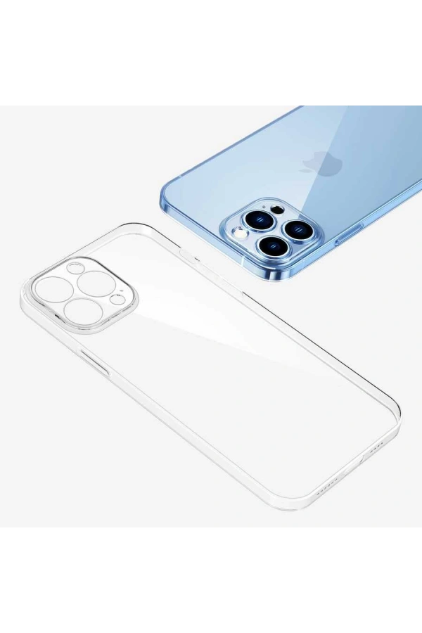 Apple iPhone 14 Pro Max Kılıf Şeffaf Sert PC Zore Vayt Kapak