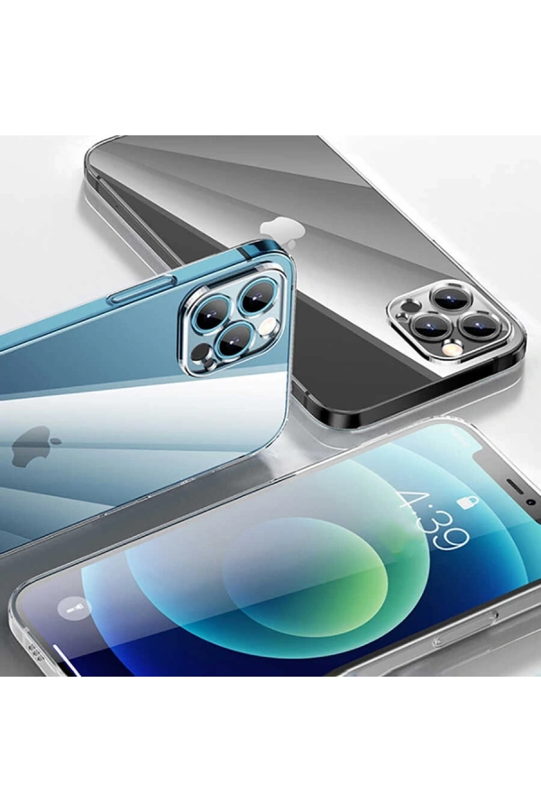 Apple iPhone 14 Pro Max Kılıf Şeffaf Sert PC Zore Vayt Kapak