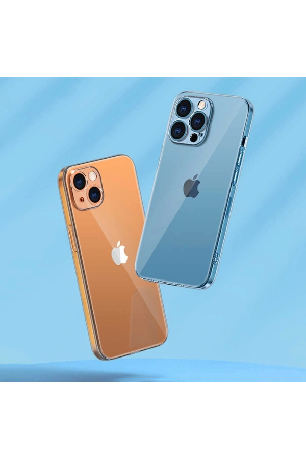 Apple iPhone 14 Pro Max Kılıf Şeffaf Sert PC Zore Vayt Kapak