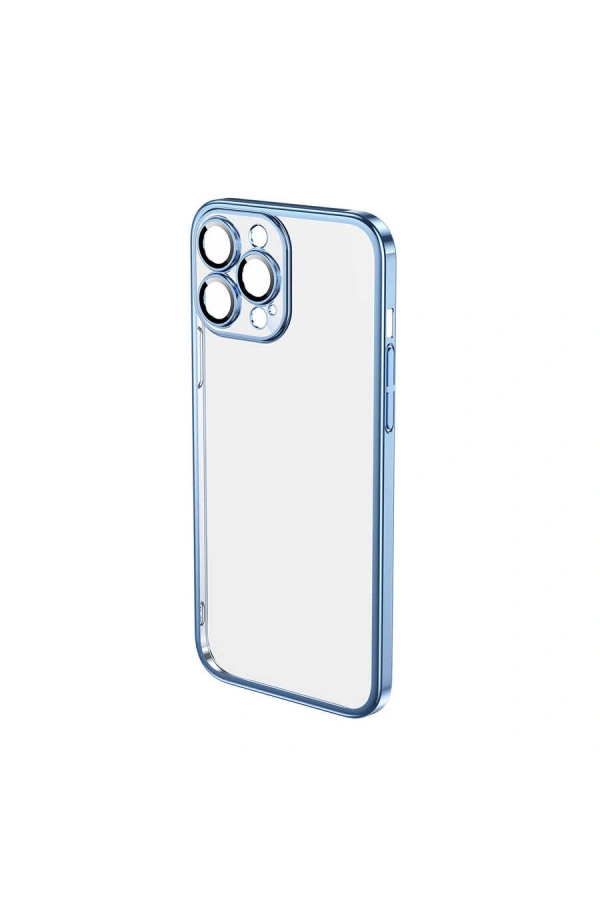 Apple iPhone 14 Pro Max Kılıf Sert PC Renkli Çerçeveli Zore Riksos Kapak