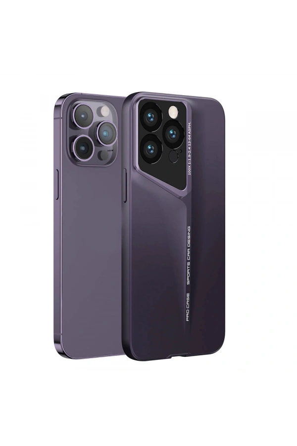 Apple iPhone 14 Pro Max Kılıf Ultra İnce Kamera Korumalı Sert Rubber Zore Procase Kapak