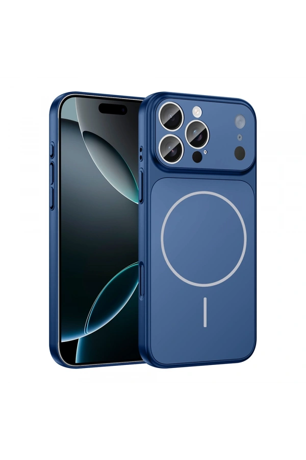 Apple iPhone 14 Pro Max Kılıf Zore M-Safe Şarj Özellikli Kamera Korumalı Formen Kapak
