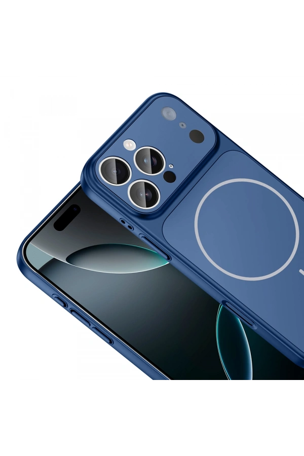 Apple iPhone 14 Pro Max Kılıf Zore M-Safe Şarj Özellikli Kamera Korumalı Formen Kapak