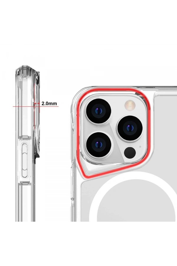 Apple iPhone 14 Pro Max Kılıf Zore M-safe Şarj Özellikli T-Max M-safe Kapak