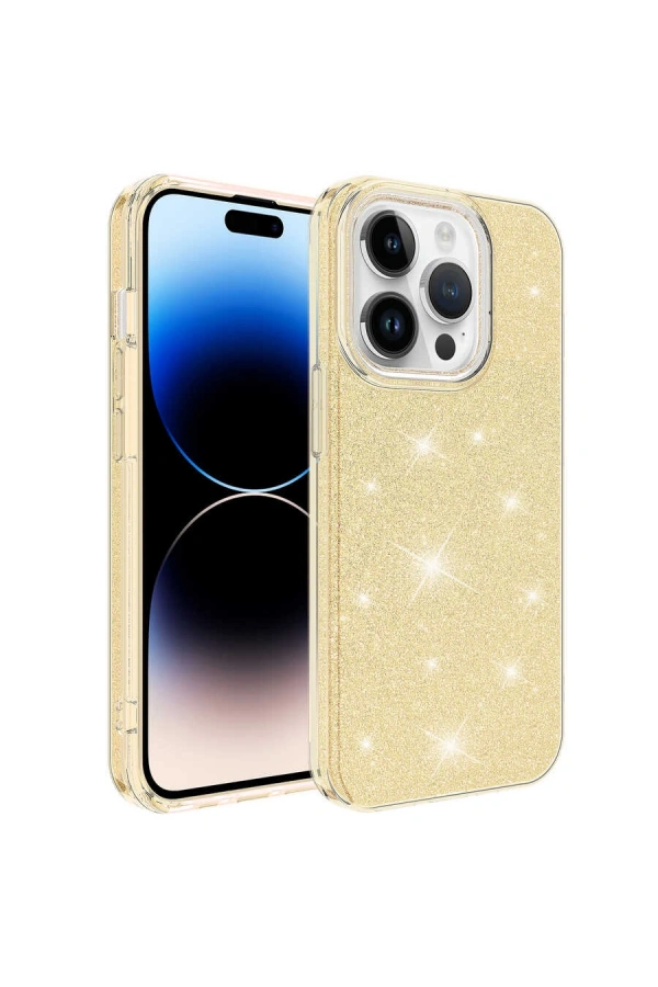 Apple iPhone 14 Pro Max Kılıf Zore Shining Silikon