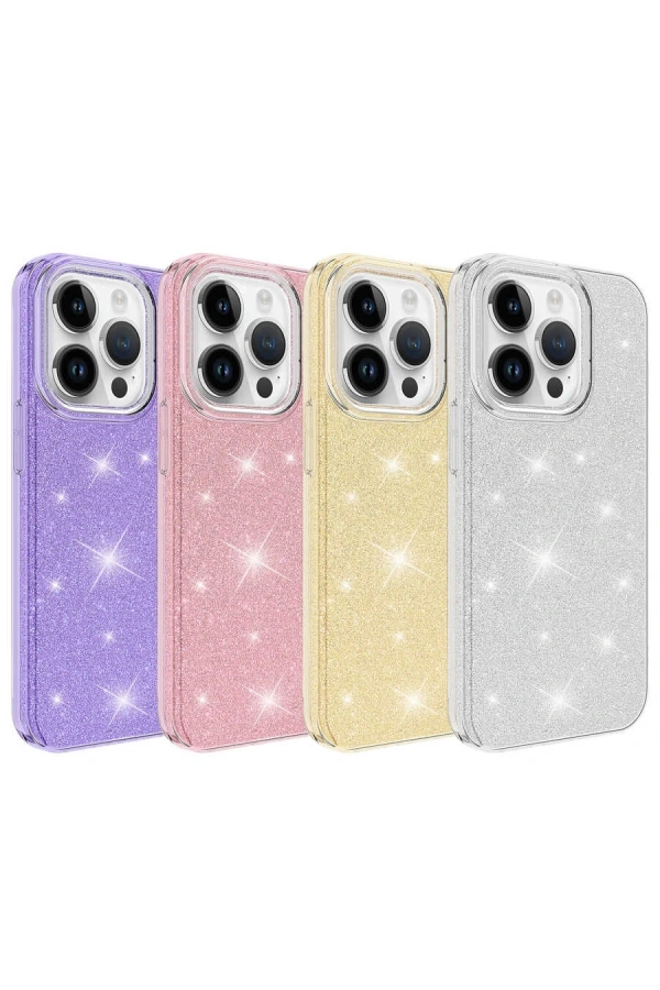 Apple iPhone 14 Pro Max Kılıf Zore Shining Silikon