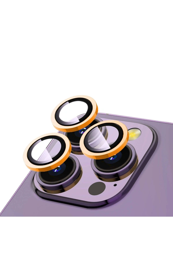 Apple iPhone 14 Pro Max Zore CL-12 Premium Safir Parmak İzi Bırakmayan Anti-Reflective Kamera Lens Koruyucu