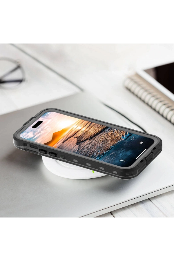 Apple iPhone 15 Kılıf 1-1 Su Geçirmez Kılıf