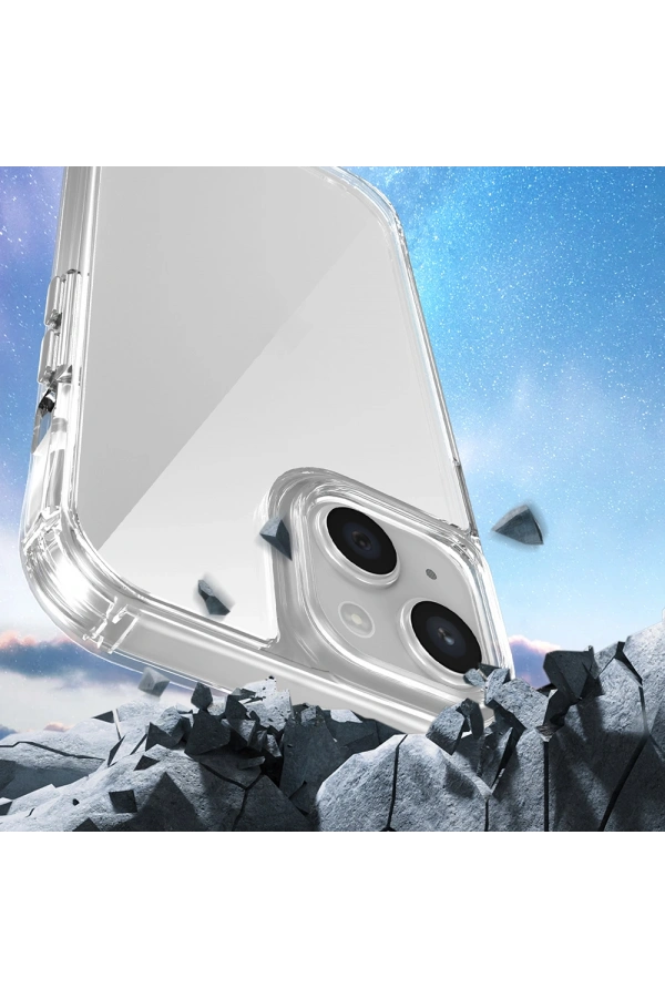 Apple iPhone 15 Kılıf Airbagli Takılabilir Askı Aparatlı Zore Snap Silikon Kapak