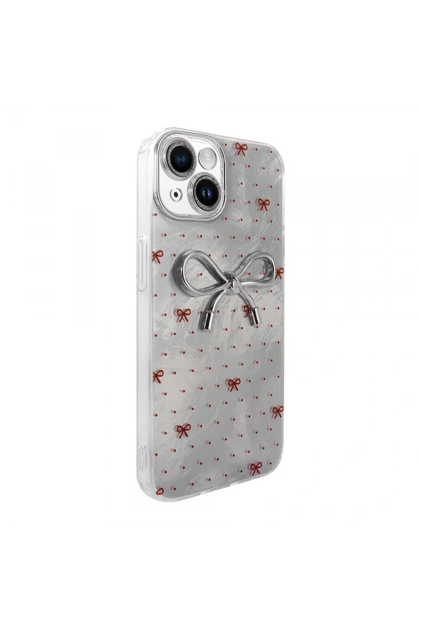 Apple iPhone 15 Kılıf Kamera Korumalı Figürlü Zore Ponti Silikon Kapak