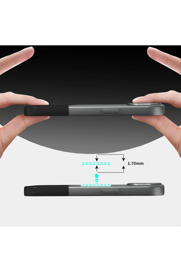 Apple iPhone 15 Kılıf M-Safe Şarj Özellikli Mıknatıslı Zore Duble Kapak
