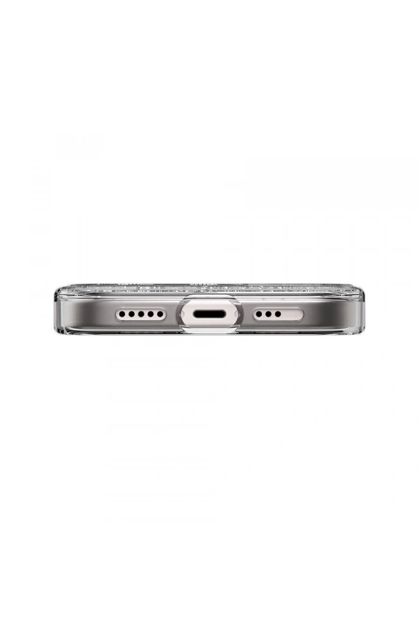 Apple iPhone 15 Kılıf M-safe Şarj Özellikli Parlayan Simli Şeffaf Lisanslı Switcheasy Starfield-M Kapak
