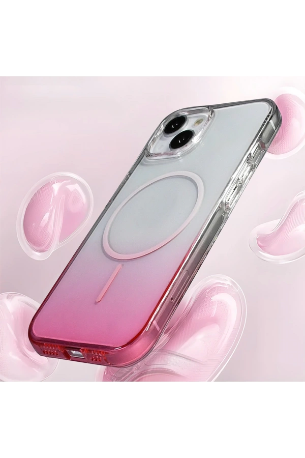 Apple iPhone 15 Kılıf M-Safe Şarj Özellikli Zore Septik Silikon Kapak