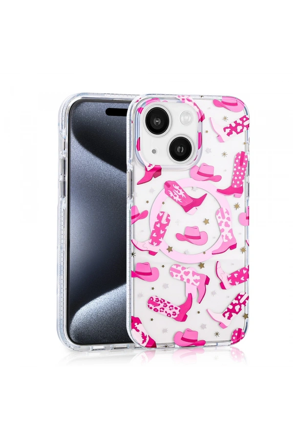 Apple iPhone 15 Kılıf M-safe Şarj Özellikli Zore Stilo Kapak