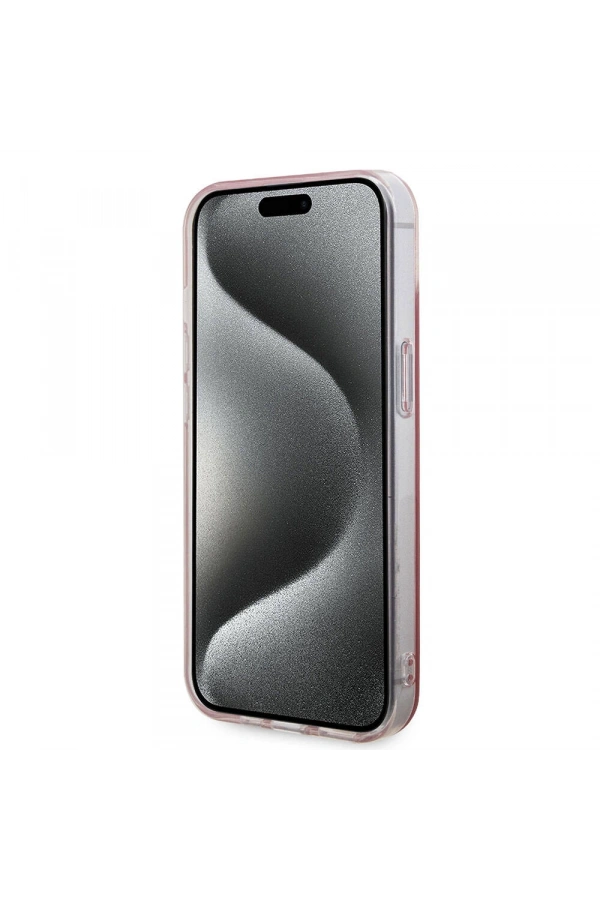 Apple iPhone 15 Kılıf U.S. Polo Assn. Orjinal Lisanslı Simli Parlak Alfabe Tasarım Kapak
