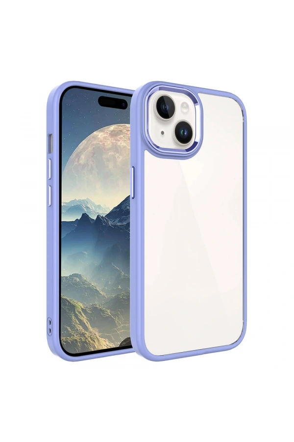 Apple iPhone 15 Kılıf Zore Krom Kapak