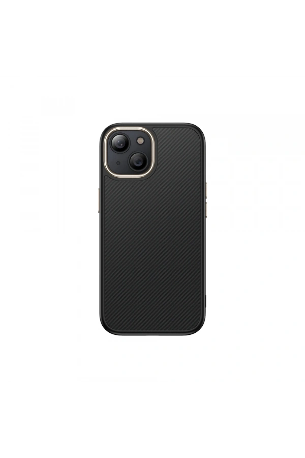 Apple iPhone 15 Plus Kılıf M-safe Şarj Özellikli Karbon Fiber Görünümlü Zore Antina Kapak