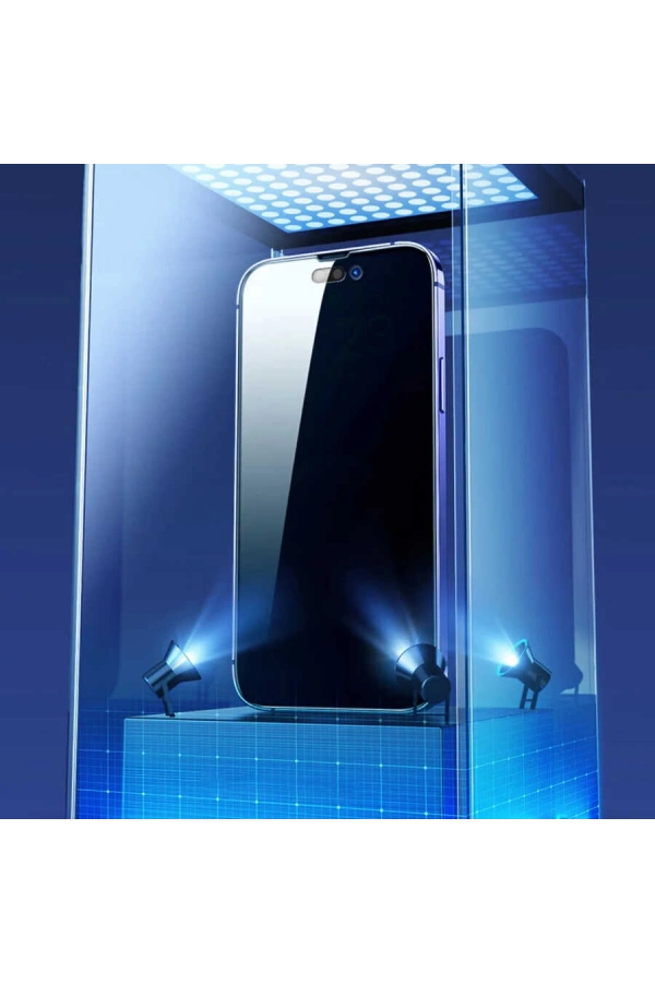 Apple iPhone 15 Plus Zore Kor Privacy Cam Ekran Koruyucu