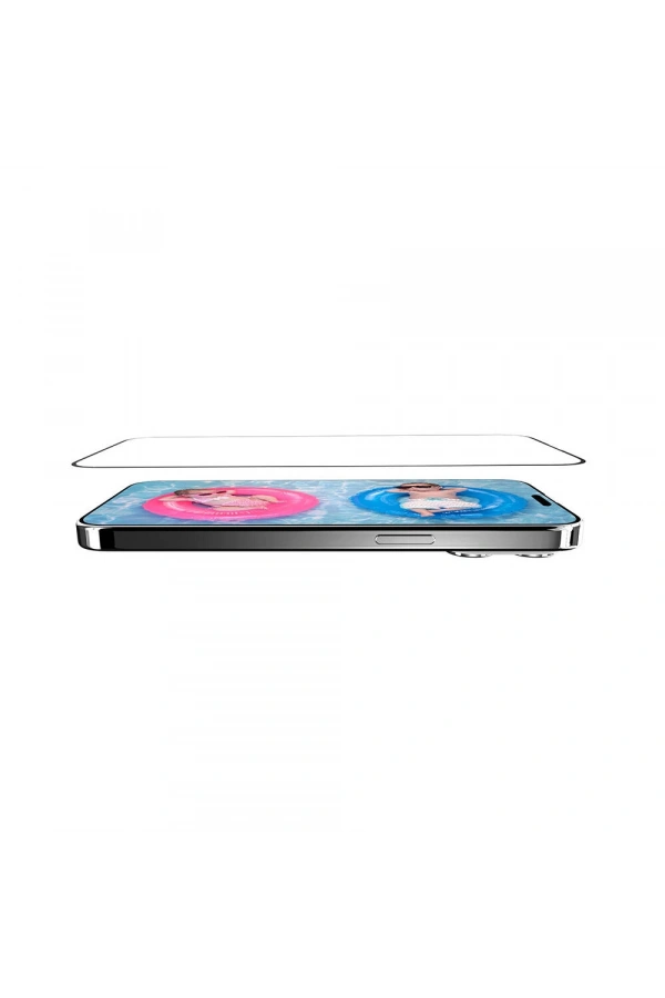 Apple iPhone 15 Premium Temperli Ultra HD Lisanslı Switcheasy Glass 9H Cam Ekran Koruyucu