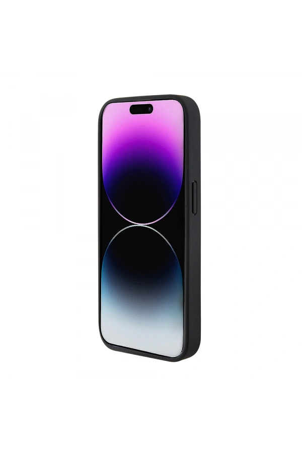Apple iPhone 15 Pro Kılıf Ferrari Orjinal Lisanslı Deri Dikişli Arka Yüzey Metal Logo Tasarımlı Kapak