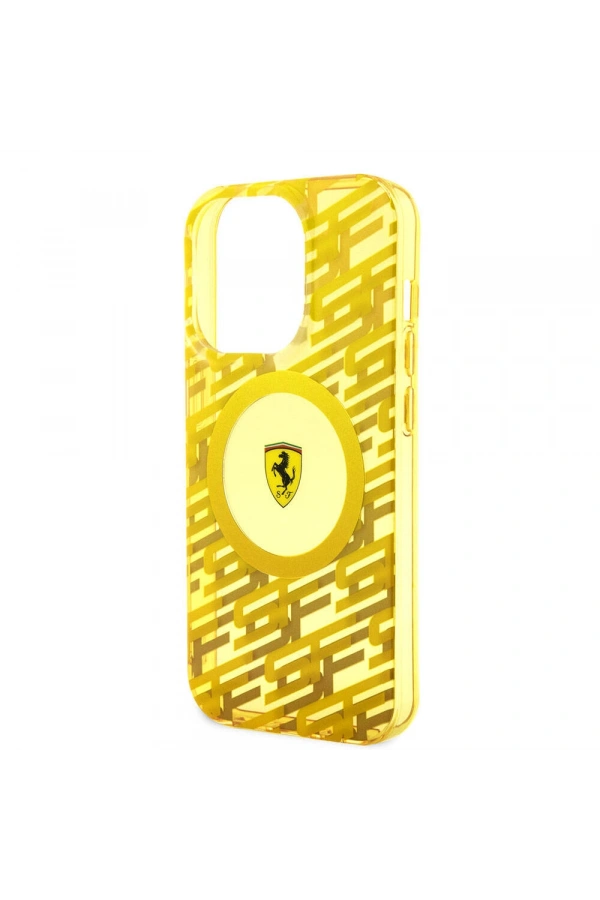 Apple iPhone 15 Pro Kılıf Ferrari Orjinal Lisanslı M-safe Şarj Özellikli Multi SF Kapak