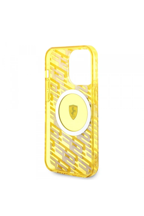 Apple iPhone 15 Pro Kılıf Ferrari Orjinal Lisanslı M-safe Şarj Özellikli Multi SF Kapak