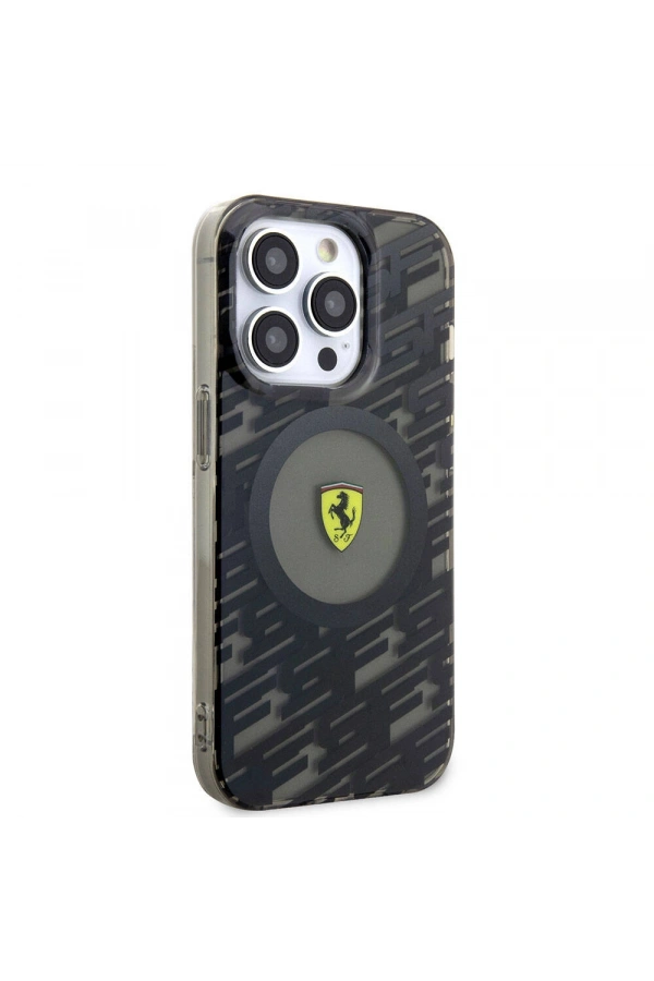 Apple iPhone 15 Pro Kılıf Ferrari Orjinal Lisanslı M-safe Şarj Özellikli Multi SF Kapak