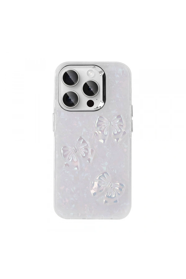 Apple iPhone 15 Pro Kılıf Kabartma Figürlü Parlak Zore Eralli Silikon Kapak