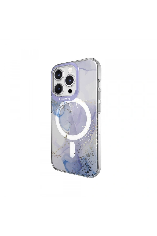 Apple iPhone 15 Pro Kılıf M-safe Şarj Özellikli Çift IMD Baskılı Lisanslı Switcheasy Artist-M Veil Kapak