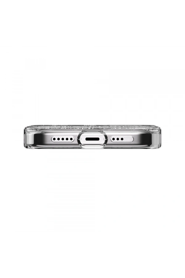 Apple iPhone 15 Pro Kılıf M-safe Şarj Özellikli Parlayan Simli Şeffaf Lisanslı Switcheasy Starfield-M Kapak