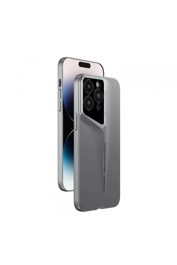Apple iPhone 15 Pro Kılıf Ultra İnce Kamera Korumalı Sert Rubber Zore Procase Kapak